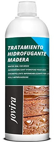 JOVIRA PINTURAS Idrorepellente Impermeabilizzante per Legno. Liquido protettivo idrorepellente per legno. (1 Litri)