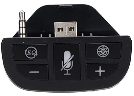 Gamepad Controller Sound Enhancer para Xbox One Wireless Controller, Adaptador de Auriculares para Juegos con Micrófono de Audio con Conector de Audio de 3,5 Mm, Control de Voz de Baja Latencia