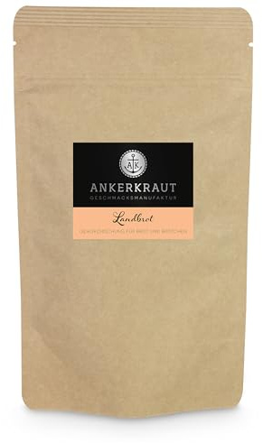 Ankerkraut Landbrot Hamburg, Gewürz-Mischung zum selber backen von Brot und Brötchen, Lecker im Backofen backen, 200 g im Beutel