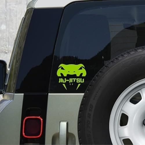 myrockshirt Ju-Jutsu Kobra Schlange 15 cm Kampfsport Aufkleber Autoaufkleber Sticker Decal
