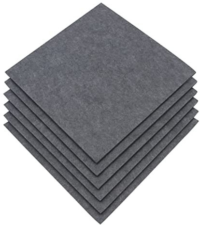 FUNOMOCYA 6pièces Panneaux Acoustiques Feutre Décoration Murale Isolante Pour Bureau Et Maison