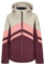 Ziener Damen TELIA Ski-Jacke/Winter-Jacke | warm, atmungsaktiv, wasserdicht, velvet red. silver beige dob, 38