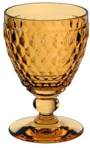 Villeroy & Boch - Boston Safron verre à vin blanc, 125 ml, verre en cristallin pour le vin blanc, résistant au lave-vaisselle, lavable au lave-vaisselle, jaune