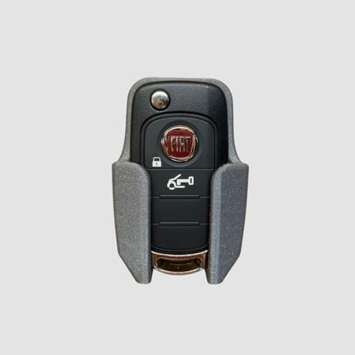 Schlüsselhalter Ducato 8 für Wohnmobil/Wohnwagen, Schlüsselhalter passend für Ducato 8, Wandhalterung ohne Bohrung mit Klebestreifen (Silber-grau metallic)