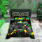 Homemissing Gamer Bedding Set for Boys and Adolescents Game Controller Duvet Cover Game Tie Dyed Colorful Ink Bed Cover Decoration for Kid's Game Board Comforter Cover 135x200cm Black Bedding