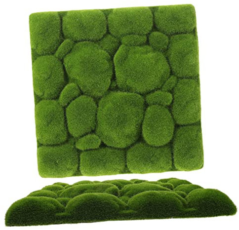 Garneck 2stücke Künstliche Moos Decor Gärten Aquarium-Dekoration Bonsai-Ornament Garten-moos DIY-Gestaltung Faux-moos Für Fotorequisiten
