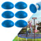 Arebos Trampolin Endkappen 20 mm, Set bestehend aus 6 Abdeckkappen, Sicherheitsnetz-Kappen Kunststoff, Blau