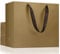 EUSOAR Braun Gold Geschenktaschen Mittel - 20 stück Goldenes Geschenktüten Papier M 27x8x21cm - 230GSM Gift Bags - Papiertüte mit Henkel Mann Geburtstag Hochzeit - Papiertragetaschen Geschenksackerl