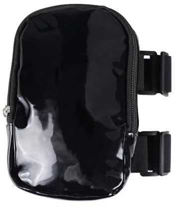 Holografische Oberschenkeltasche, wasserdichte Beintasche aus PU mit Oberschenkelgurt, Schillernde Handytasche für Outdoor Wandern, Radfahren, Joggen, Reisen