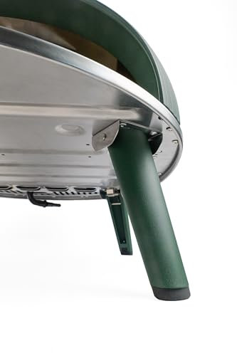 DeliVita Diavolo Four à pizza portable au gaz – Alimenté par des bouteilles de propane, butane ou de camping, accessoires inclus – pelle pliable, étui de transport, pistolet de température, régulateur