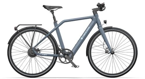 A Dece Oasis ADO e Bike Air30, 28 Zoll 700C, E-Bike Elektrofahrrad,370,00 Wh Akku, ebike Damen/Herren,1 Gang,Momenten-Sensor, Riemenantrieb,ADO Smart APP,3,5-Zoll-IPS-Display (Grau)