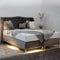 Boxspringbett Chesterfield Polsterung Antirutsch-Matten Royal Taschenfederkern Matratze mit integriertem Original Gelax Topper Kern Komplettset - Jedes Bett EIN Unikat - Made in Germany 200 x 200 cm