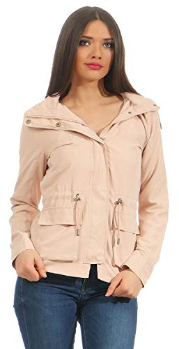 ONLY Damen onlSTARLIGHT Spring Parka Jacket CC OTW Parka, per Pack Rosa (Cameo Rose Cameo Rose), 42 (Herstellergröße: XL)