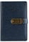 NectaRoy Retro Vintage PU Leather Password Notebook Writing Planner Organizer with Combination Lock, Password Lined Wire Binding Diary Personal Sketchbook, A5 Size 215x150mm