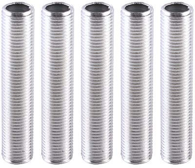 edi-tronic 5X M10 Gewinderöhrchen Gewinderohr Gewinde Rohr 5cm 50mm für Porzellanfassung