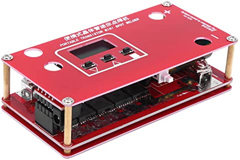 Set saldatore a punti, mini macchina saldatore a punti portatile transistor batteria al litio saldatore a punti saldatore saldatore a punti per condensatore