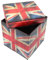 Cabilock Square Ottomans Bank Aufbewahrungsbox: ?britannien Flagge Faltbare Aufbewahrungsbeh?lter Fu? Rasthocker mit Schaumkissen für Schlafzimmer ßbritannien Aufbewahrungsbox
