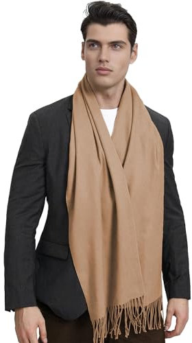 LYRIKER Schal Herren Winter Beige