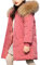 amropi Bambini Ragazze Cappotto con Pelliccia Cappuccio Inverno Parka Piumino Giacca Rosa,12-13 Anni