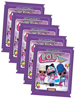 Panini LOL Surprise Fashion Fun - Sammelsticker Serie 3 - Sticker Set Auswahl (5 Tüten)