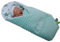 BotoBaby ★ Zweilagige Einschlagdecke Babydecke mit Namen und Datum Bestickt ★ Minky Hörnchen ★ Baumwolle ★ Füllung ★ 75x75 cm ★ (Minze - Minze Sternen)