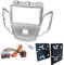 Sound-way Kit Montaggio Adattatore Autoradio, Mascherina 2 DIN Compatibile con Ford Fiesta 2008-2017