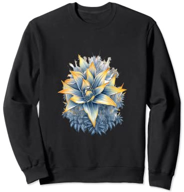 Agave Americana Century Plant Maguey American Aloe Succulent Sweatshirt