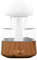Umelee Humidifier 450ml, Air Humidifier Raincloud-shaped with 3 Rain Modes & 3 Mist Modes & 7 Colorful Night Lights, Water Humidifier, Aroma Diffuser for Home, Office, Car, Baby Bedroom (Wood Grain)