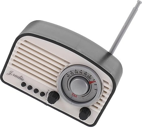ABOOFAN Miniatur-Radio-modellierhandwerk Im Retro-Stil Radiofigur Für Die Inneneinrichtung
