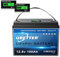UBETTER LiFePO4 100Ah Mini 12V Lithiumbatterie 100A BMS LiFePO4 Akku mit 4000+ Zyklen und 10 Jahren, Max. 1280Wh Lithium Akku, Mini-Größe für Wohnmobil, RV, Off-Grid System