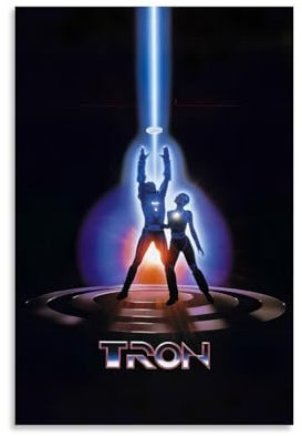KHAMEO Tron Poster Leinwand Wandposter und Kunstdruck Moderne Familie Schlafzimmer Dekor 30 x 45 cm