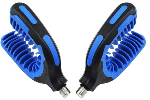 POFET 2PCS U Rest Butt Pod Rod Rest Carp Fishing Rod Holder Rest Head para Todo Tipo de caña de Pescar (Azul)