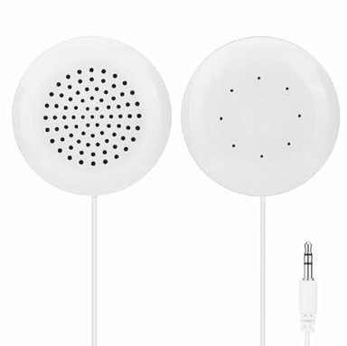 flexman Mini Stereo Lautsprecher, Neuer DIY Kissenlautsprecher, 3,5 mm Mini Stereo Lautsprecher Gibt Schöne Musik aus und Hilft Ihnen, Gut zu Schlafen, für MP3, MP4, CD Player, Mobiltelefon
