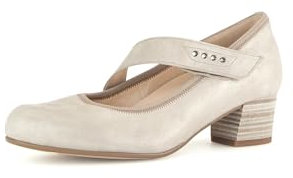 Gabor Damen Riemchen Pumps, Frauen Absatzschuhe,Komfortable Mehrweite (H),Ausgehschuhe,Abendschuhe,Court Shoes,Mary-Jane,Muschel,39 EU / 6 UK
