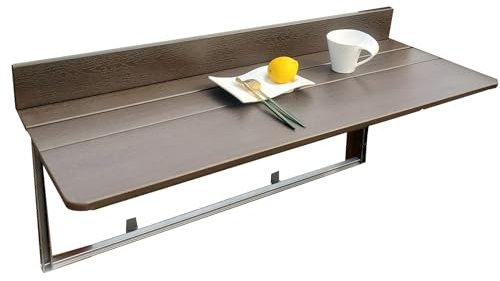 PQXQZ Balkon Hängetisch Verstellbarer Balkonhängetisch Balkonhängetisch Klappbar für Veranda Garten Balkon(120cm/47in)