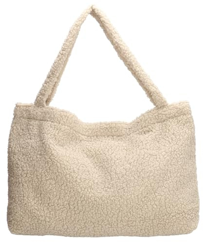 Beagles Shopper Tasche aus Navarra-Kollektion, geräumig mit Reißverschluss-Hauptfach, doppelter Griff, vielseitig tragbar