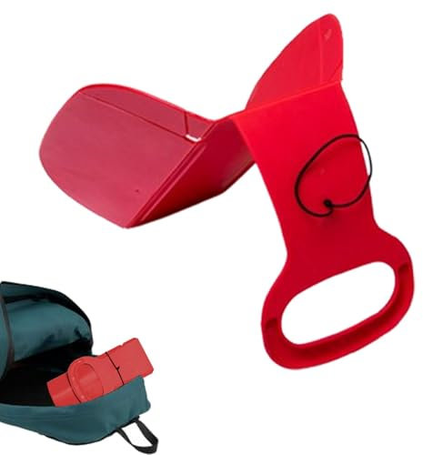 Derwrtup Trottinette à Neige pour - Pelle à Neige Pliable Portable - Planche de Ski Design avec poignée - Pelle à Neige Robuste - Jouet d'hiver pour Les Sports de Plein air