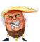 13 cm x 12,2 cm für Anti Trump Babble Ban Autoaufkleber Persönlichkeit Klimaanlage Dekoration