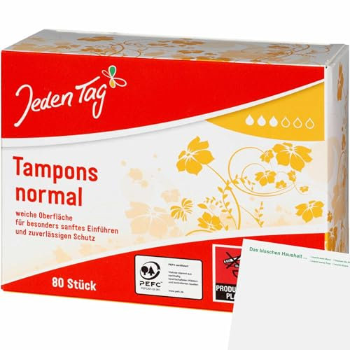 usy Bundle für Jeden Tag Tampons Normal (80Stk Packung) + usy Block