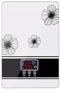 Scaldabagno elettrico Scaldabagno Istantaneo Senza Serbatoio Riscaldatore A Induzione Con Termostato 6000w Riscaldatori Elettrici Smart Touch Doccia Automatica