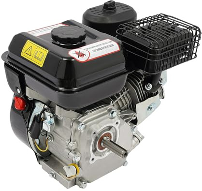 QIERF Motore a benzina da 7,5 CV, motore a 4 tempi, 3600 giri/min, motore go-kart 212 cc, cilindrata, serbatoio di carburante da 3,6 l, rilevatore di livello dell'olio per generatori, pompe dell'acqua