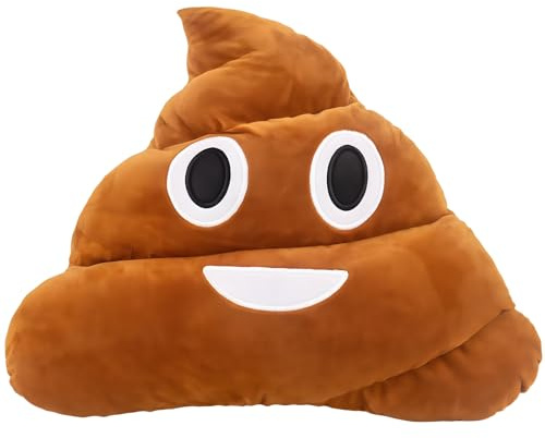 SKIPTHYBER Poop Plüschtier Poop Emoticon Plüsch SofaKissen Kuscheltier Kissen, Niedliches Kaka-Spielzeug Geschenke für Kinder und Freunde, Geburtstagsgeschenke, 35 cm