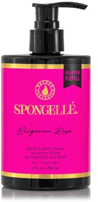 Bulgarian Rose Exquisite Hand and Body Soap Spongellé 325ml