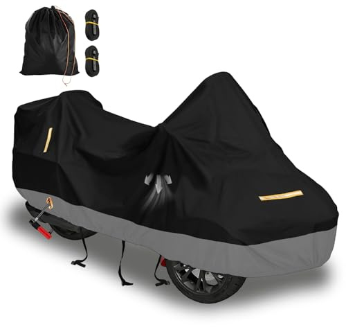 Can-Am Spyder Abdeckung wasserdicht - 20D Oxford Kompatibel mit RT, F3-S, Limited & Modellen ab 2020 (4-475BC),wasserdichte & staubdichte Outdoor Schutzhülle für Sommer