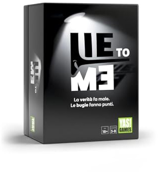 Yas Games- Lie To Me - L'Unico in Italiano - Da 3 a 8 Giocatori dai 18 anni in su
