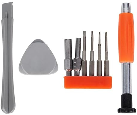 Serenophile 9-teiliges Schraubendreher-Set, Spielkonsolen-Reparaturset, Werkzeug für Nintendo Switch, 3DS, Wii, DS Lite, PS3, Xbox, Telefon