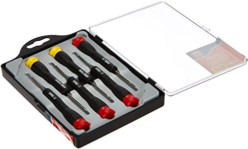 USAG 341 SH6 U03410018 Serie di 6 Giraviti di Precisione per Viti con Intaglio ed Impronta a Croce PHILLIPS®