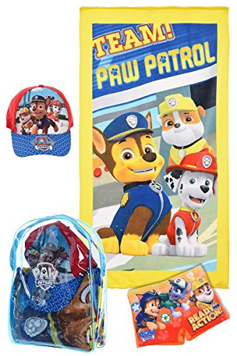 Pat' Patrouille Set sac casquette et boxer de bain garçon