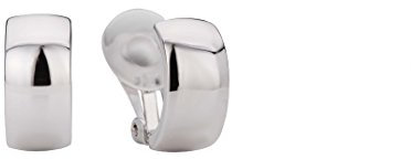 Traveller Ohrclip - Damen - Silberfarben - Halbcreole - Platiniert - 16 x 8 mm - 138021