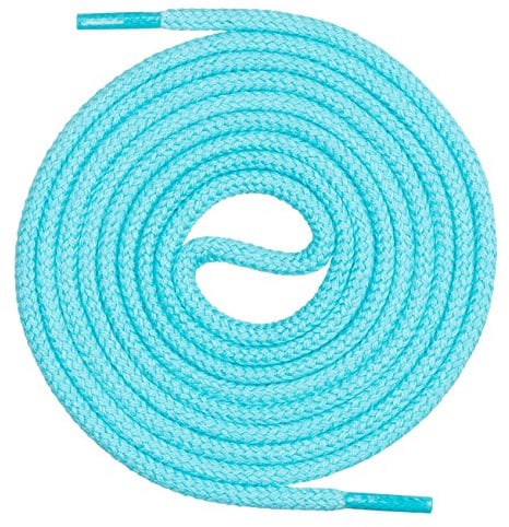 Mount Swiss© Schnürsenkel rund ø 3-4 mm I Sehr reißfeste Premium Schuhbänder aus 100% Baumwolle ideal für Sneaker Sportschuhe Freizeitschuhe Lederschuhe UVM I Shoe-Laces Längen 45-200 cm
